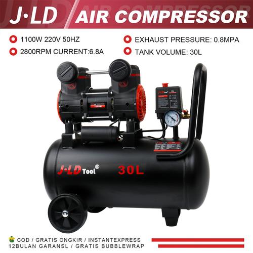 JLD Kompresor Angin Tanpa Oilless 1HP 30L - 30L