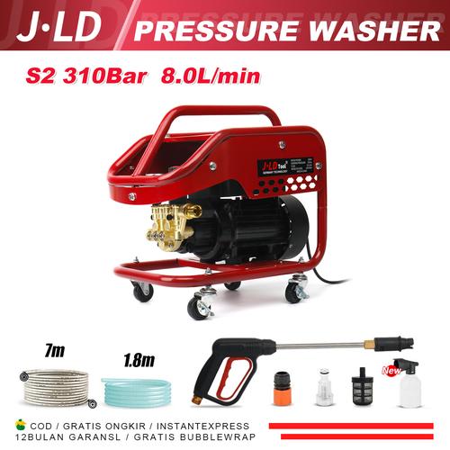 JLD Mesin Cuci Jet Cleaner Tekanan Tinggi Washer S2 Steam Tekanan Tinggi 310Bar Alat Pembersih
