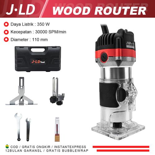 JLD Mesin Trimmer MT370 Mesin Profil Kayu Router 6mm  Mesin Profil Kayu Trimmer Router Mesin 350W Router Ukir Kayu Murah Berkualitas Original