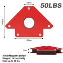 JLD Magnetic Welding Holder Siku Las Magnet Sedia Ukuran 5 Inchi 4 Inchi 3 Inch  Smart Welding Magnet Tukang Las Murah Siku las Magnet Magnetic Welding holder - 5inch