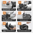 JLD Adaptor Chainsaw Mini 12INCH/ Adapter Adaptor Chainsaw Converter Mesin Gerinda - Konektor Chain Saw