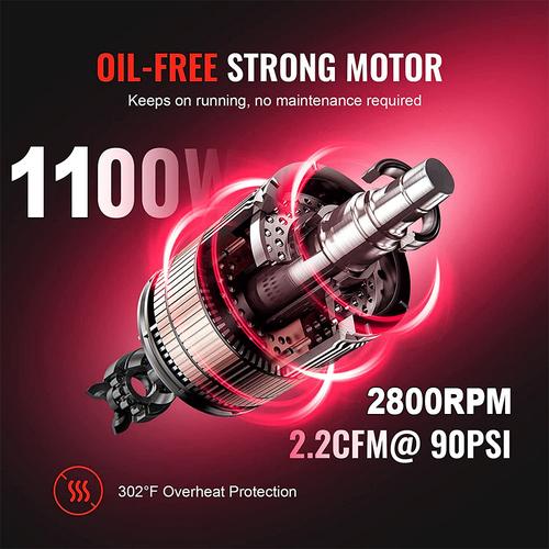 JLD Kompresor Angin Tanpa Oilless 1HP 30L - 30L