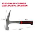 JLD Palu Geologis Ujung Lancip Pick Flat Head