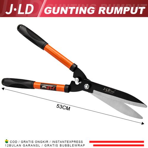 JLD Gunting Rumput  53cm  Gunting Pemotong Pohon Tanaman Taman Kebun Gunting Dahan Pegangan Karet Anti Slip Alat Berkebun