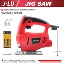 JLD Mesin GergajI Ukir Jig Saw 380W Jigsaw Laser 220V Variable Speed Suitable Wood Sawing Machine For Cutting wood plastic iron J5055C
