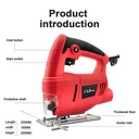 JLD Mesin GergajI Ukir Jig Saw 380W Jigsaw Laser 220V Variable Speed Suitable Wood Sawing Machine For Cutting wood plastic iron J5055C