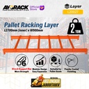 LAYER PALLET RACK 2 TON AYORACK L20027 - AMBALAN HEAVY DUTY RAK 2700M - W9