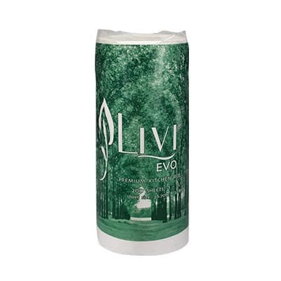 [TC] Tissue LIVI EVO Premium Kitchen Roll Towel 200s (Tisu Dapur)