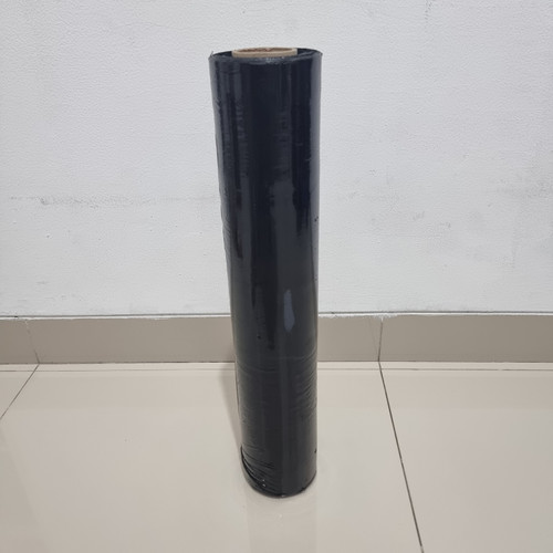 Stretch Film BLACK 250m x 50cm x 20Micron (Plastik Wrapping HITAM)