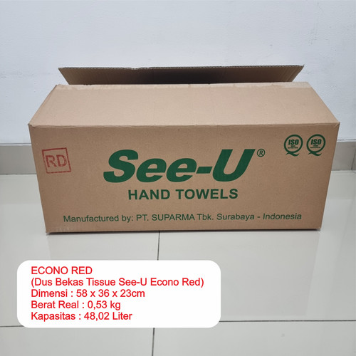 Kardus Bekas (Ukuran Cek Deskripsi)