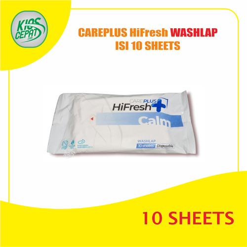 Careplus HiFresh Washlap (Waslap Anti Bacterial) Isi 10 Lembar