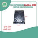 Plastik Polymailer 35 x 50cm - HITAM (Amplop Plastik Packaging)