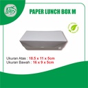 Paper Lunch Box - Kotak Makan Food Grade Ukuran M