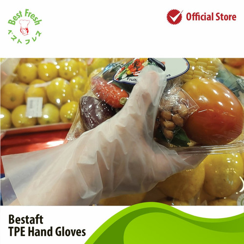 Hand Gloves / Sarung Tangan BESTAFT TPE isi 100Pcs