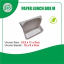 Paper Lunch Box - Kotak Makan Food Grade Ukuran M