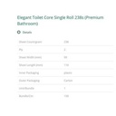 [TC] Tissue LIVI EVO Elegant Toilet Roll 238s (Premium Bathroom)