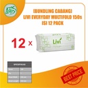 [BUNDLING CABANG] Tissue LIVI SMART TOWEL Multifold 150's isi 12Pack