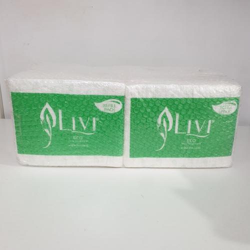 [BUNDLING CABANG] Tissue LIVI ECO Facial Refill 600s isi 4Pack