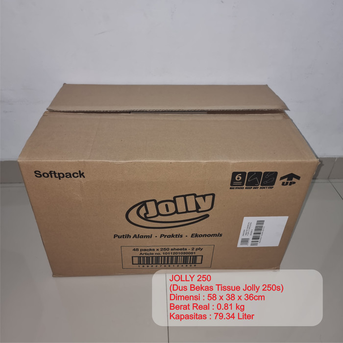 Kardus Bekas Besar (Ukuran Cek Deskripsi)