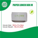 Paper Lunch Box - Kotak Makan Food Grade Ukuran M
