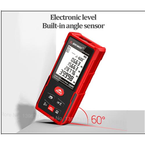 SNDWAY Meteran Digital 50 Meter SW-DS50 New Version Electronic Level