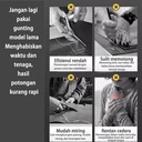 Gunting Listrik Kain Gunting Listrik Isi Ulang USB Portabel Alat Pemotong Multifungsi DIY Multifungsi Untuk Karton Kain Kulit - hijau