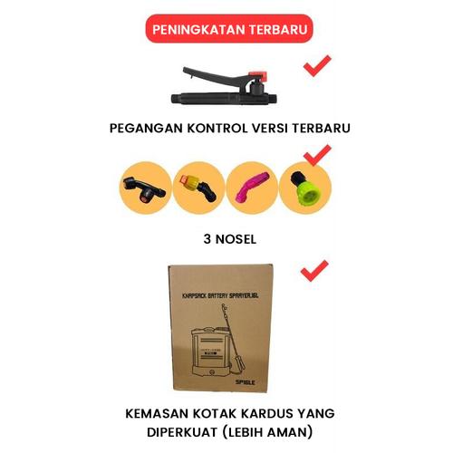 Sprayer Elektrik  Knapsack Electric dan Manual 2in1 Sprayer 20L Sprayer Pertanian - 20L