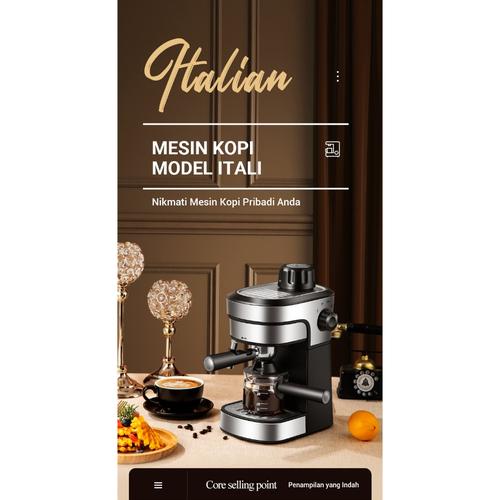 Mesin Kopi Espresso / Espresso Machine - Operasi tombol
