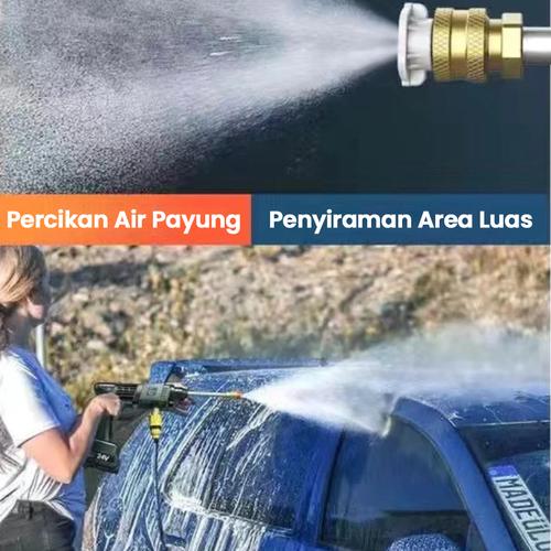 Superjet 48VF Jet Cleaner Cuci Motor Portable Jet Alat Cuci Motor Cuci Mobil Baterai Alat Cuci Mobil Alat Air Tekanan Tinggi Alat Portable Nirkabel Untuk Nyuci Mesin Cuci Lithium - ️197V+1 battery-VD