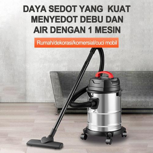 3in1 Vacuum Cleaner 18 liter Sedot Basah Kering Vacum Blower Wet Dry Penyedot Debu - 15L-Paket 1