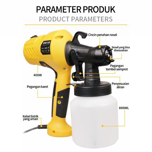 Electric Spray Alat Semprot  Listrik Cat Alat Semprot Cat 400W/550W 800ML - 400watt