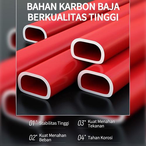 Household Ladder 3/4/ Step Household Steel Ladder/ Baja Karbon Tebal Anti Licin Pegangan Tangan Tangga Bisa Dilepas - tangga baja karbon 3