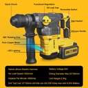 【KEELAT KPRO-HD01】Mesin bor Bobok Hammer Drill 1080W Mesin Rotary Hammer Impact Jack Hammer Cordless Torsi - KPRO-HD01*0