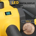 【KEELAT-KEC008】 Brushless  8 Inch  Gergaji Cordless Chainsaw Gergaji Mesin Lithium Gergaji Rantai Elektrik Portable Genggam Lithium - 8+3.0Ah Bat*1