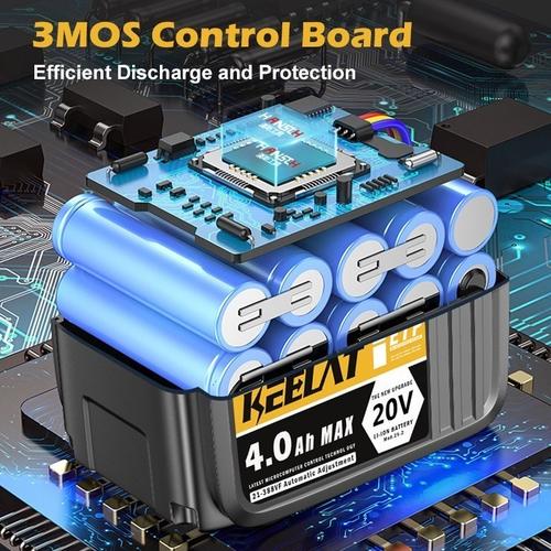 KEELAT Use for MT+ Design Battery MT Socket Battery Keelat Power Tools Rechargeable Konversi baterai - Pengisi daya