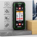 SNDWAY Wall Scanner dan Laser Distance Meter 120 meter Laser Merah Deteksi Kayu, Kabel, Tembaga, Besi Dalam Tembok SW-6100GT