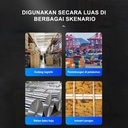 Timbangan Derek Digital 300kg MINI dengan Layar Oranye LED - Oranye 300kg