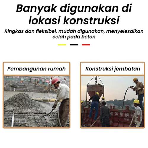 Mesin Penggetar Elektrik Beton Mesin Pemadat Cor Beton Electric Electric Concrete Kontruksi Tukang Getar Pengecoran - Kuning 800W