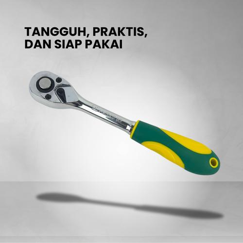 Feibao Kunci Ratchet 45-72 Gigi Quick Release Ratchet Wrench 1/2 Inch x 18mm 45-72 Tooth / F16 - 72 Gigi (112)