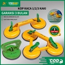 Feibao Kop Kaca 1/2/3 Kaki / Suction Cup Kaca / Single to Triple Glass Suction Cup / F74-1030/1/2 - 1 Kaki Kop