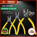 YUEFEIBAO Tang Potong 5/6/8 Inch / Cutting Pliers 125-200mm / Potong Kawat Kabel / F01-115/6/8 - 5 Inch / 125mm