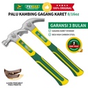 YUEFEIBAO Feibao Palu Kambing / Claw Hammer 8-16 oz / Martil Kambing Gagang Karet / Tools / Alat Perkakas / F19-303 - 8 OZ