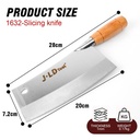 JLD Pisau Dapur Professional Super Tajam Chef Knife Golok Daging Stainless