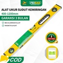 Spirit Level Waterpass / Alat Ukur Sudut Kemiringan 3 in 1 / 40 - 120 CM / F45-0020 - 400MM / 40CM