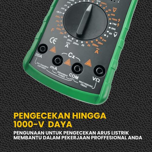 Feibao Pengukur Arus Listrik Digital 1000V / AC DC Digital Diode Multitester / F59-9205A