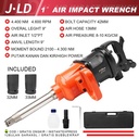 JLD Air Impact Wrench J70 Mesin Pembuka Baud Roda Truck 1 Inch 4400Nm