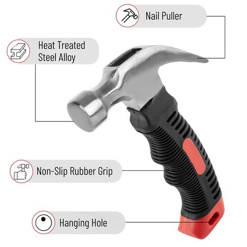 JLD Claw hammer Palu Kepala dengan Kepala Berbentuk Segi Tiga