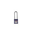 ONEBIZ Long Shackle Safety Padlock New Blue OB 14-BDG23UNDKD Thermoplastic Safety Padlock