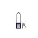 ONEBIZ Long Shackle Safety Padlock New Blue OB 14-BDG23UNDKD Thermoplastic Safety Padlock