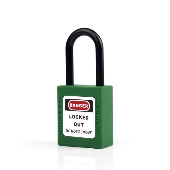 Padlock Safety Loto - Gembok Industri Safety ABS Lock Out Tag Out Padlock Industrial Padlock - Merah